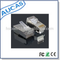 Cat6 impermeável conector rj45 conector 220v para fiação de rede